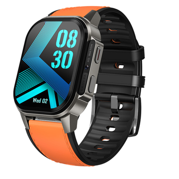 SIM Card Slot 4G Smart Watch V4.2 BLE Bluetooth Android Sports Watch Silicone Strap