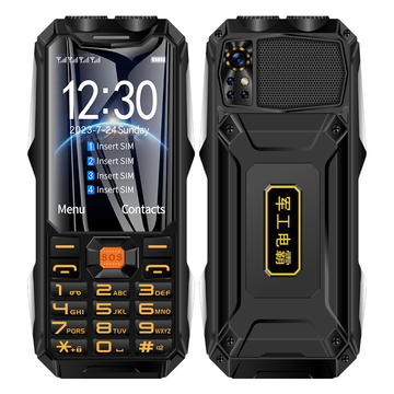 Q9 Button Mobile Phone 3.5 Inch 4 SIM Card 4500mAh Bluetooth Flashlight FM Radio 2G