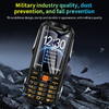 Q9 Button Mobile Phone 3.5 Inch 4 SIM Card 4500mAh Bluetooth Flashlight FM Radio 2G