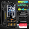 Q9 Button Mobile Phone 3.5 Inch 4 SIM Card 4500mAh Bluetooth Flashlight FM Radio 2G