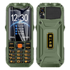 4 SIM Card 2G Cell Phone Flashlight FM Radio Q9 3.5 Inch Long Lasting