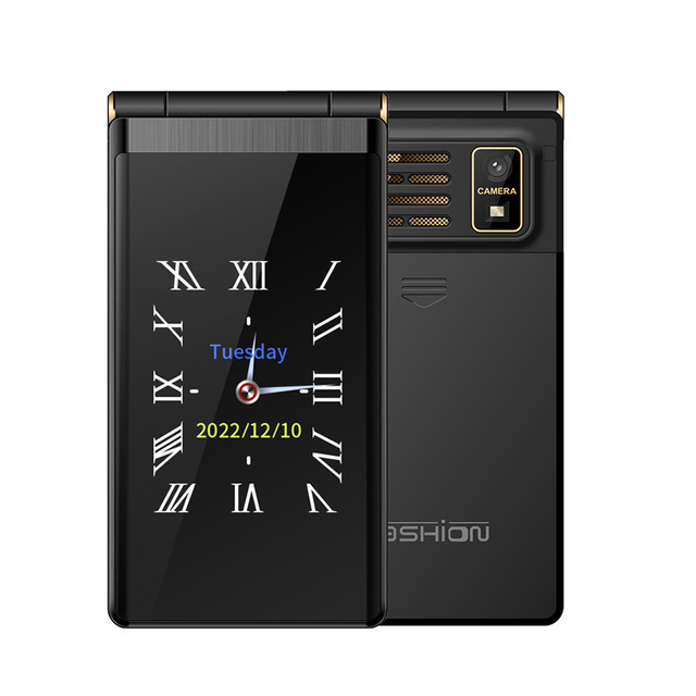 Yeemi M1 GSM 2G Dual SIM Dual Screen Folding Phone MTK Micro USB 2.8 Inch