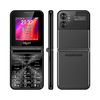 F265 2.55'' 4 SIM Cards Flip Keypad Mobile Phone 1400mAh Camera FM Radio 2G Feature