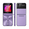 Elderly F265 2.55'' 4 SIM Cards Flip Button Phone 1400mAh Camera Bluetooth FM Radio 2G