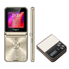 UNIWA F265 Flip Phones For Seniors 2.55'' TFT Display Multi Language