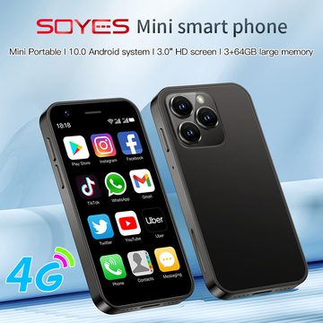 XS15 Dual Card Small 4G Smartphones  3+64GB Compact With Front Camera