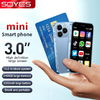 3+64GB Type C Dual SIM Small 4G Mobile Phones XS16 3.0''Android 10.0 Quad Core 2000mAh