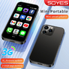 Dual SIM Card Small Cell Phone TF Card Support 2+16GB Mini Mobile Phone