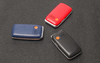 Speed Dial Flip Elderly Mobile Phones 1450mAh UNIWA V202T Blue Lightweight