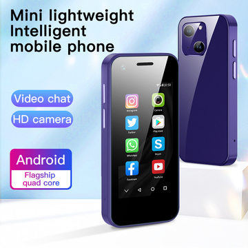 Mini 3G Smart Phone XS13 PRO 1+8GB Android 9.0 2.5''Screen Type-c Dual Card