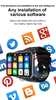 Android 9.0 MTK6761 4G Smart Watch Quad Core TFT Screen 2300mAh GPS Locator Watch