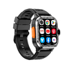 GPS Navigation 4G Square Android Watch With 1920x1080 30fps Video Decoding