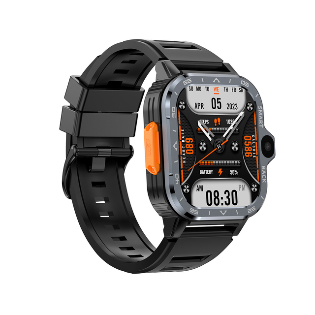2.03'' HD Square Screen 4G Smart Watch V8.1 2+16GB Fitness Android OS Smart Watch