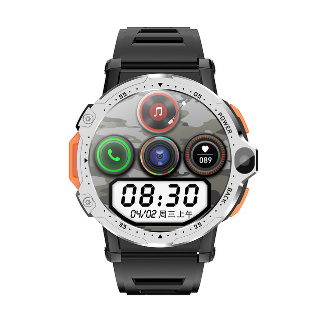 4G 2+16GB 1.54 Inch Smart Watch HD Round Screen Android 8.1 OS Dual Camera 800mAh
