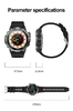 530mAh Battery GPS Smart Watch IP68 Waterproof Running Watch Fitbeing APP Compatible
