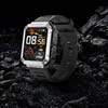 Rainbuvvy T93 silver Smart Watch Headset TWS 4GB Memory Wireless Temperature Bluetooth Call 1.96 Inch Sport Music Earphone Men Women Clock Phone