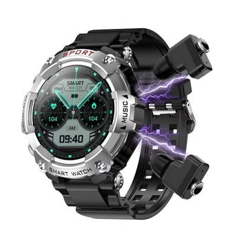 TWS Smart Watch State-of-the-Art Wireless Earbud and Smart Bracelet