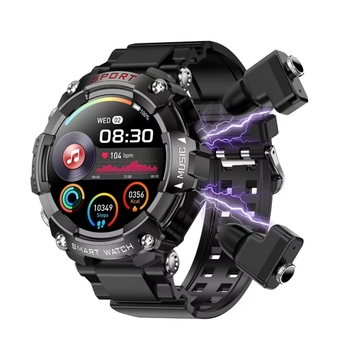 Long Battery Life TWS Smart watch with Heart Rate and Blood Pressure Monitoring