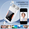 Large Screen Touch Earphone Large Battery Multiple Function In Ear Style Flashlight 8000mAH