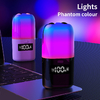 2in1 TWS Earphone Bluetooth5.0 Speaker  LED Light Battery Level Display Screen Music Player