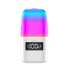 New 2in1 TWS Earphone Bluetooth Speaker Color Atmosphere LED Light Display Screen Music