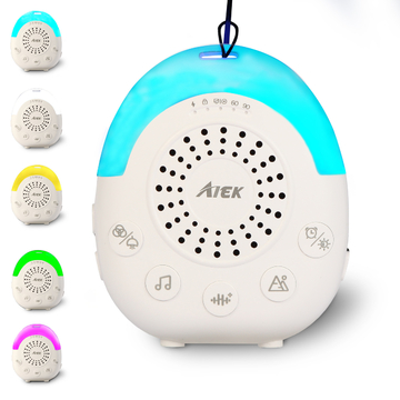 White noise machine with five color night light 30 Soothing Sounds Timer Function CHILD LOCK
