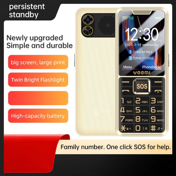 Unlock Sturdy Elderly Mobile Phone GSM 2G Dual card SOS Flashlight 2500mAh battery 2.4 inches