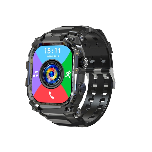 Global Version Q888 4G Smart Watch With 2.06 Inch AMOLED HD Screen Pull-out Rotating Camera And Quad Core CPU Android 8.1 OS