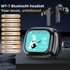 New Full In Touch Screen Headphone ANC WT-7 Bluetooth5.4 Wireless InEar ENC Earbuds With Mic