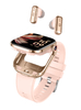 silver +pink strap