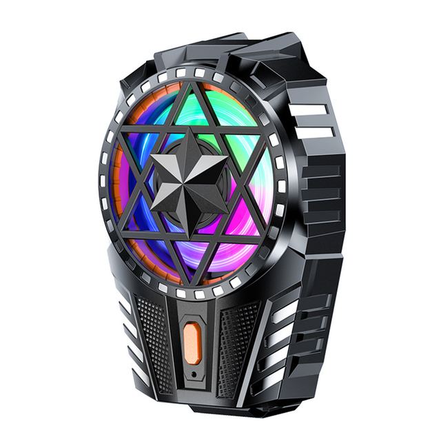 X112 Phone Cooling Fan 300mah Rechargeable with RGB Light Three Adjustable Speeds